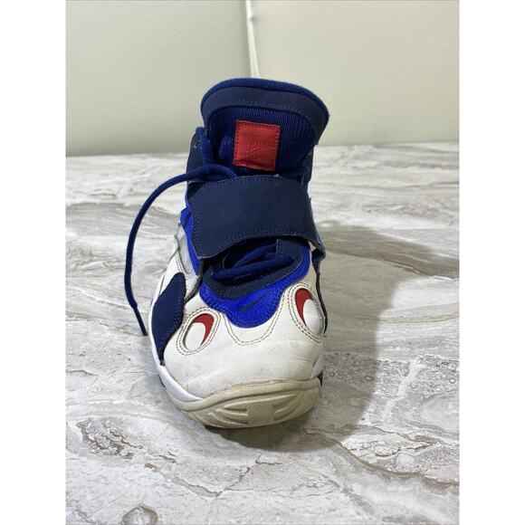 Youth 7 Nike Air Speed Turf Blue And White Style BQ9632-100 - Picture 3 of 11